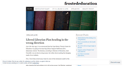 Desktop Screenshot of frostededucation.com