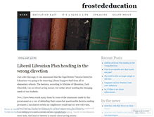 Tablet Screenshot of frostededucation.com